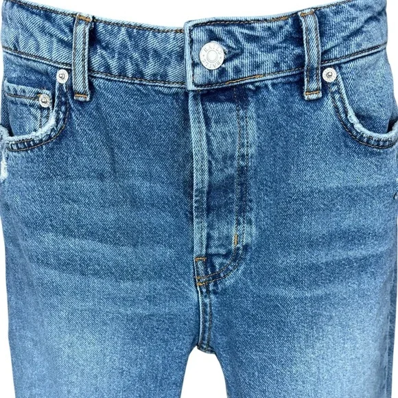 RAILS The Topanga High Rise Straight Leg Distressed Ripped Jeans Womens Size 29 - Picture 4 of 13